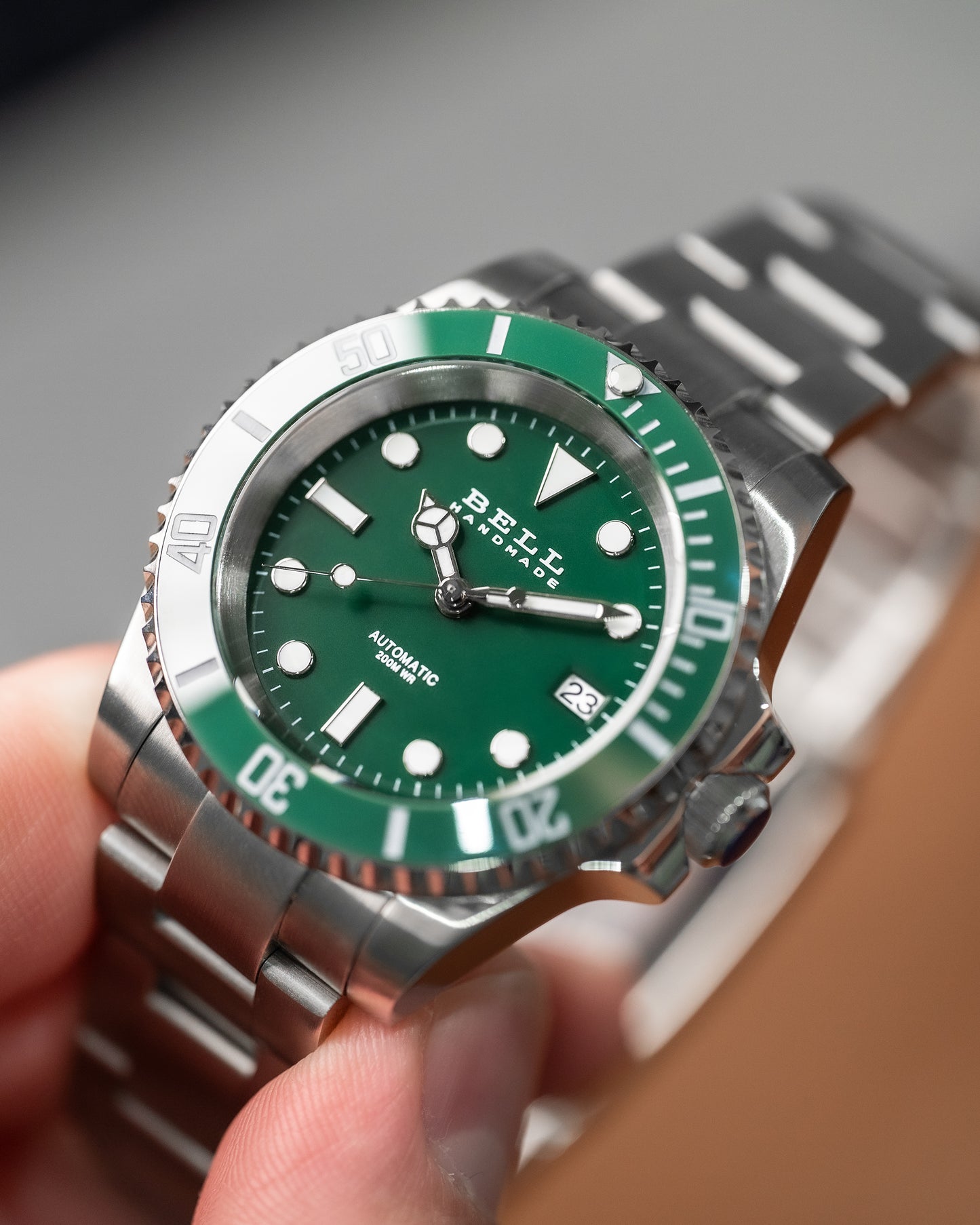 Bell Handmade Hulk Submariner NH35 Automatic Watch