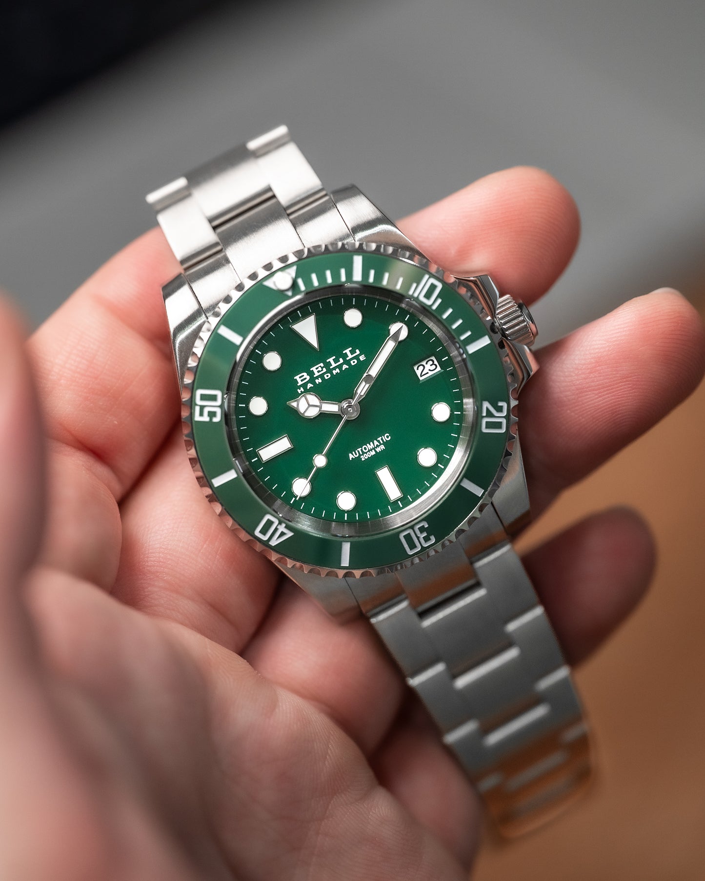 Bell Handmade Hulk Submariner NH35 Automatic Watch
