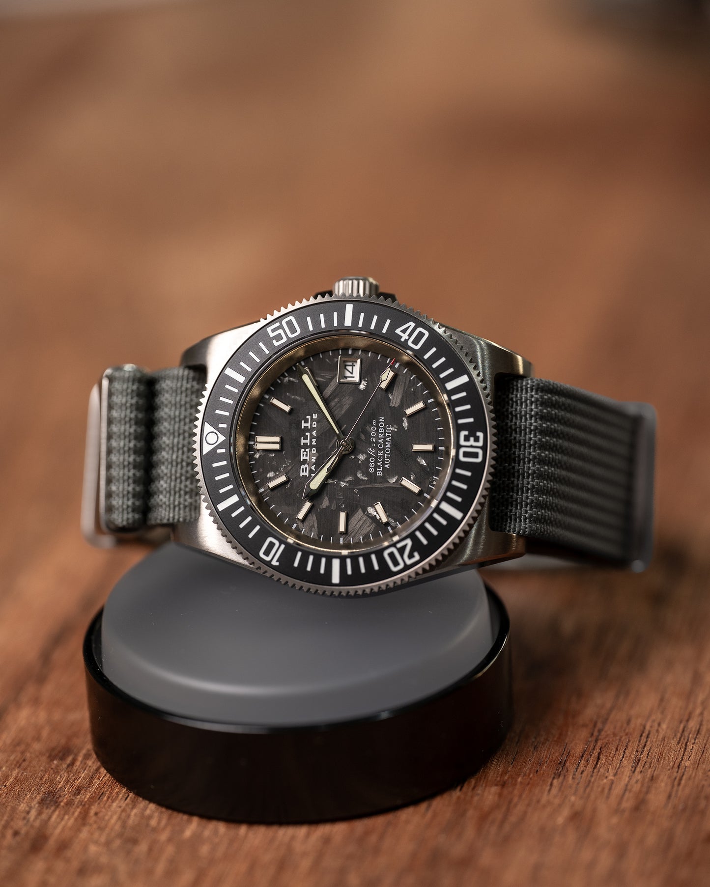 Black Carbon FXD Pelagos Style NH35 Automatic Watch