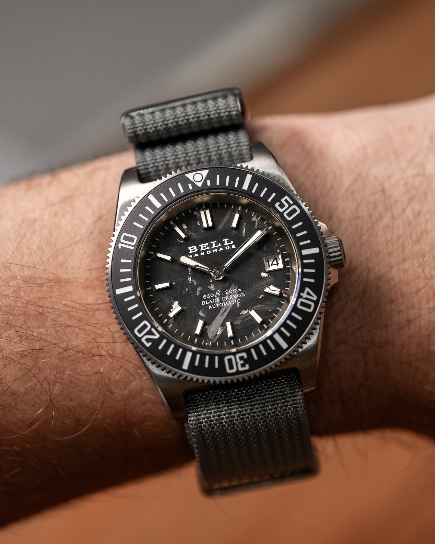 Black Carbon FXD Pelagos Style NH35 Automatic Watch