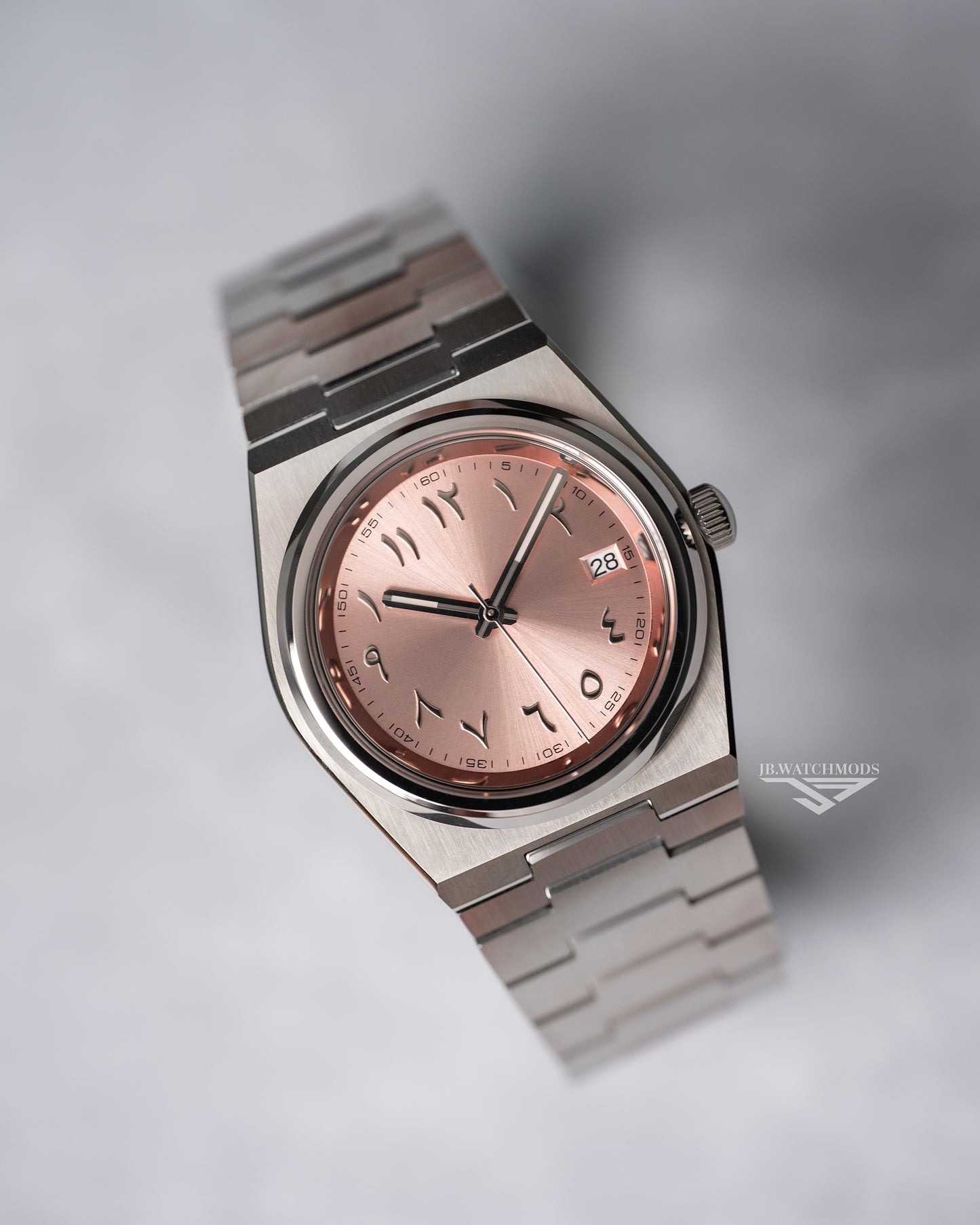 PRX Homage Custom Built Watch Salmon Dial