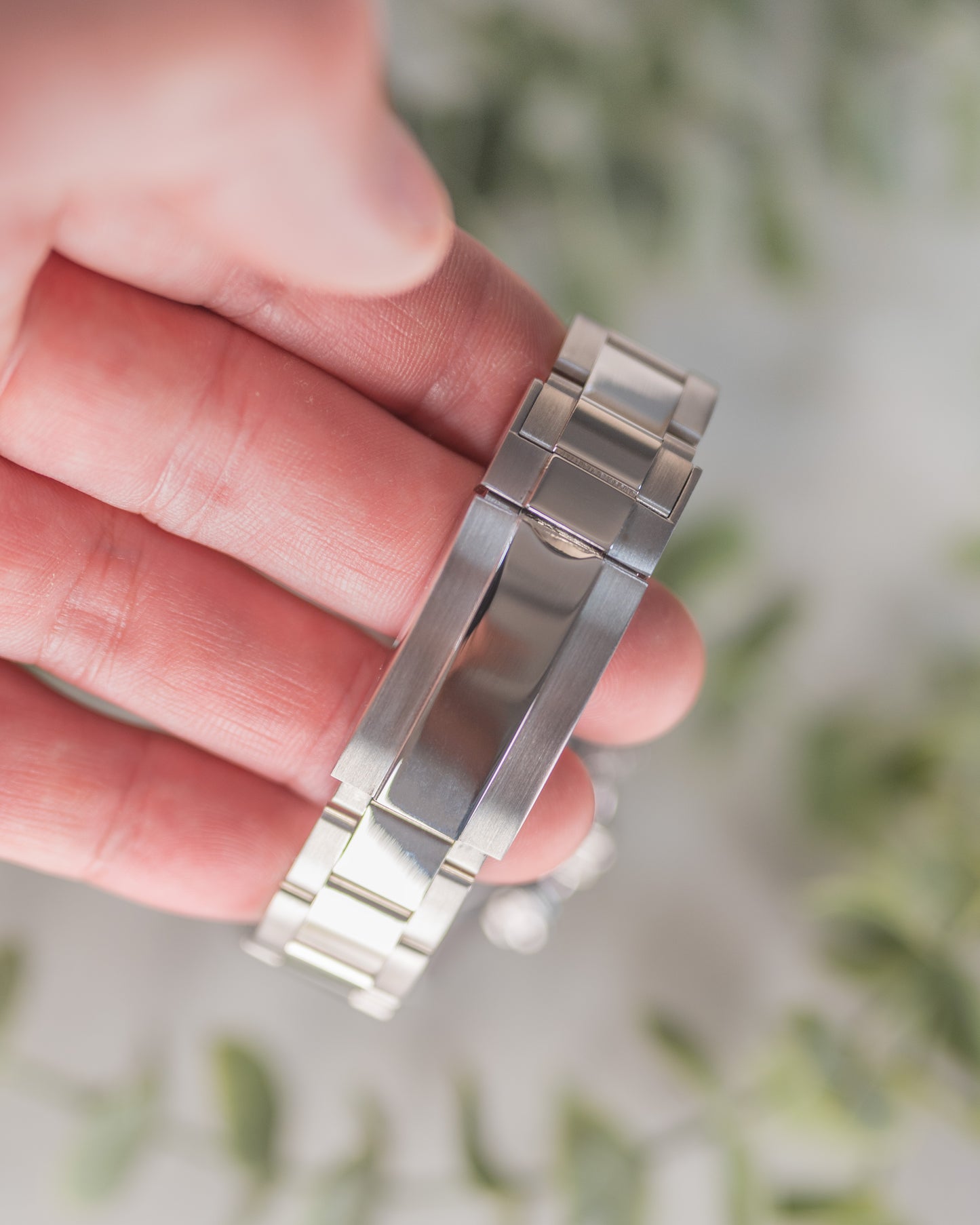 BELL Handmade VK63 Meca-Quartz Chronograph Watch in Silver and Green