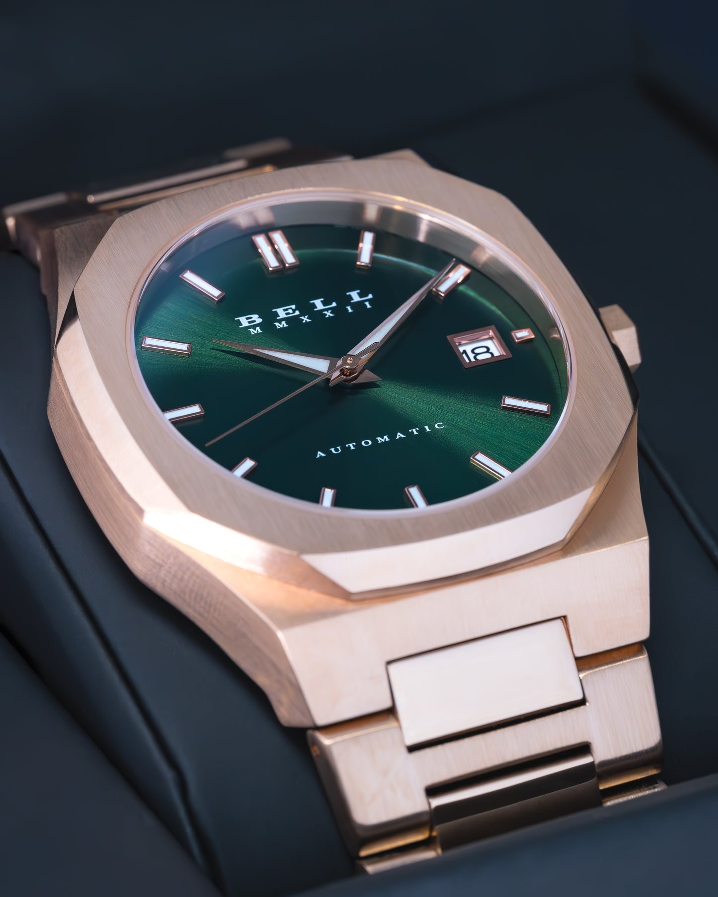 Bell Watch Company 40mm Rose Gold Automatic Watch