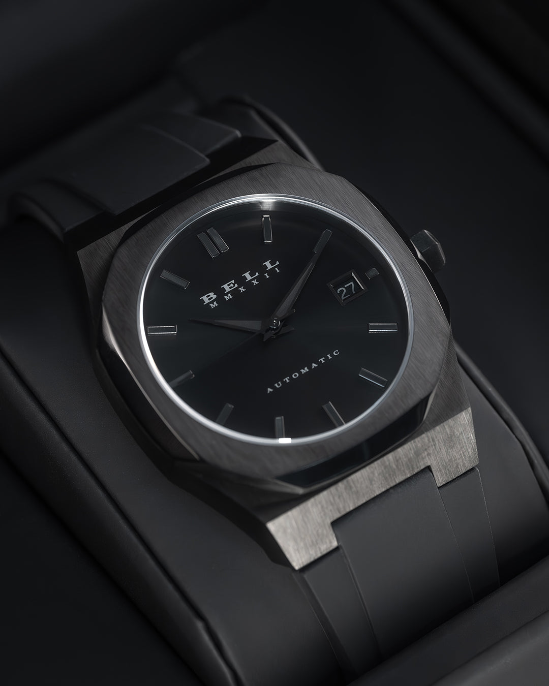 Bell Watch Company 40mm Blackout Stealthy Automatic Watch
