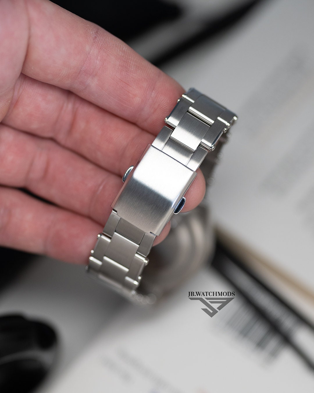 Custom Seiko Mod Black Bay Style Watch