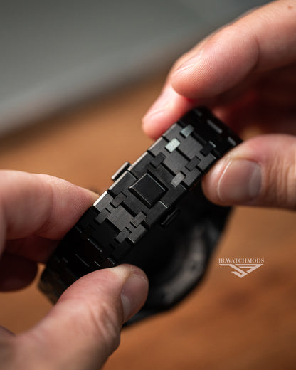 VK63 Royal Oak Black Out Homage Custom Mod Watch
