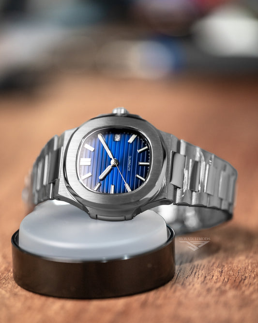 Blue Nautilus 5711 Homage Custom Mod Watch