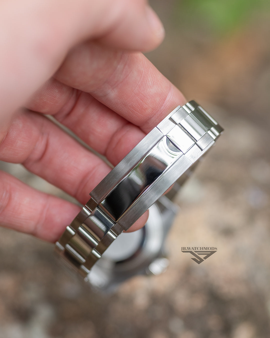JB.WATCHMODS Custom Seiko Mod Batman SKX Automatic Watch