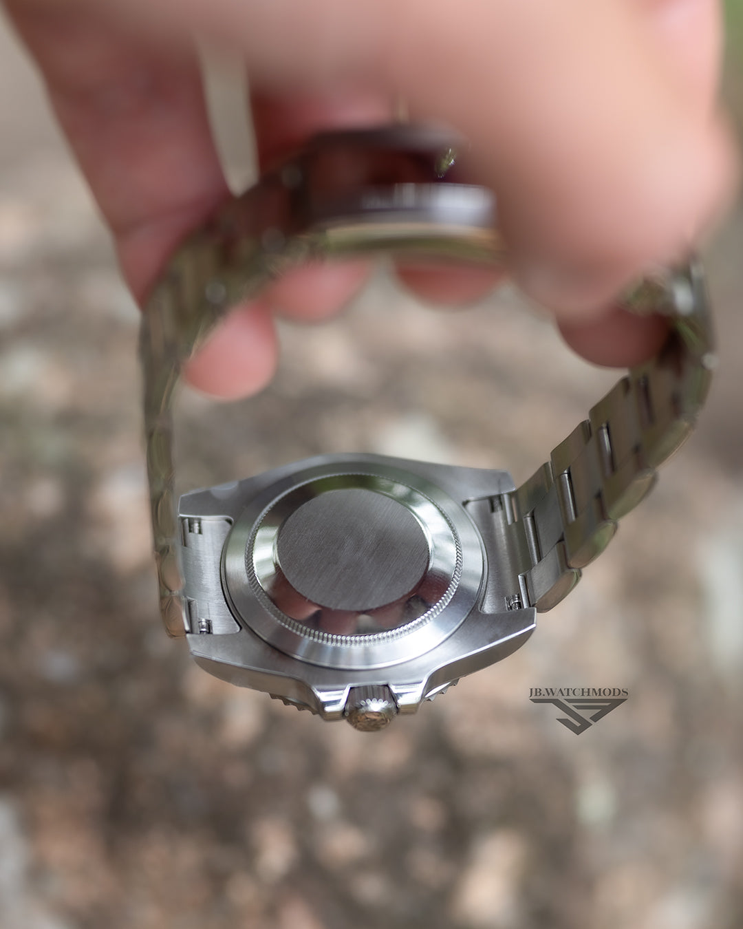 JB.WATCHMODS Custom Seiko Mod Batman SKX Automatic Watch