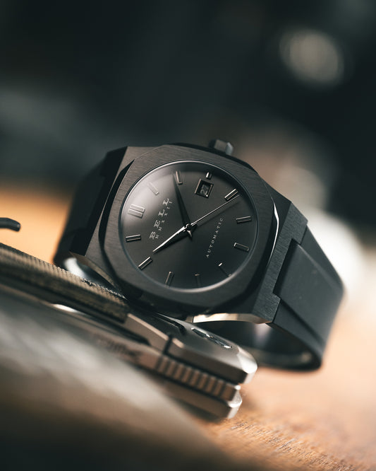 Bell Watch Company 40mm Blackout Stealthy Automatic Watch