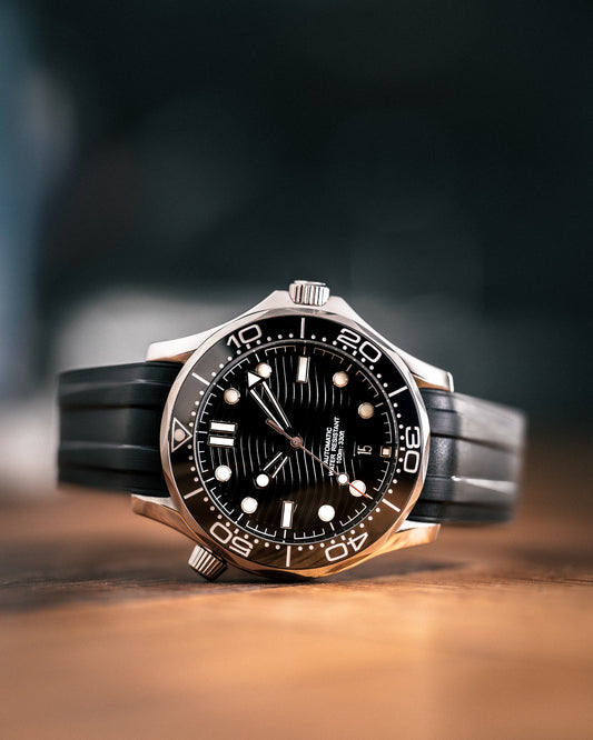 BELL Handmade NH35 Black Dial Seamaster Diver Automatic Watch