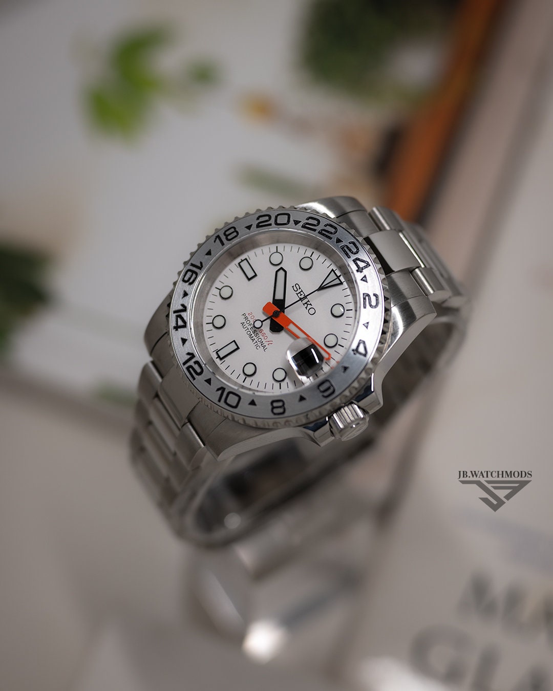 JB.WATCHMODS Custom Seiko Mod Explorer II style Watch – JB.Watchmods