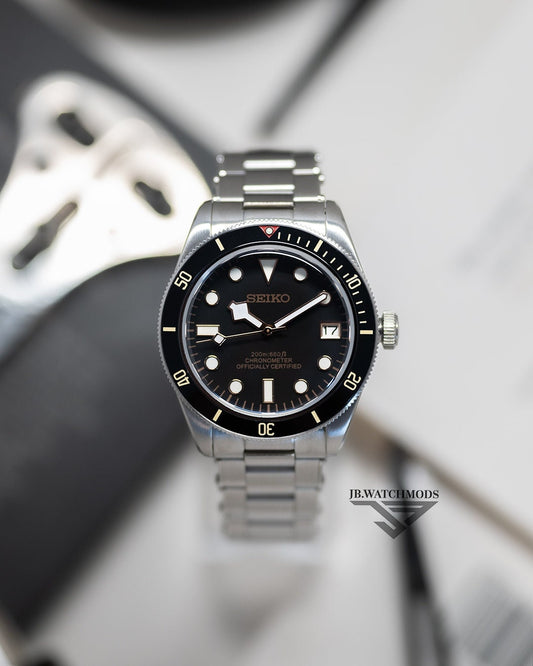 Custom Seiko Mod Black Bay Style Watch Pre-Order